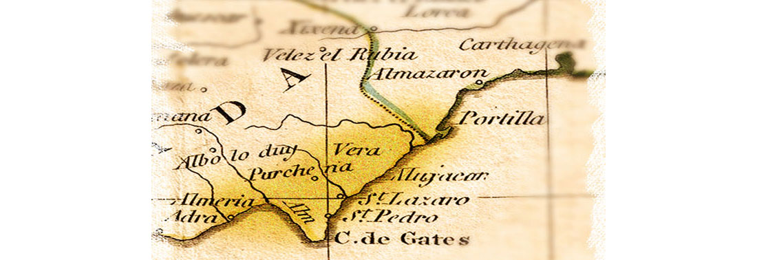 Map of The Sierra Almagrera Mines